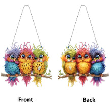 Load image into Gallery viewer, Acrylic Special Shape Easter Egg Fox DIY Diamond Art Pendant Kit for Wall Window