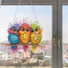 Load image into Gallery viewer, Acrylic Special Shape Easter Egg Fox DIY Diamond Art Pendant Kit for Wall Window