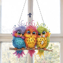 Load image into Gallery viewer, Acrylic Special Shape Easter Egg Fox DIY Diamond Art Pendant Kit for Wall Window