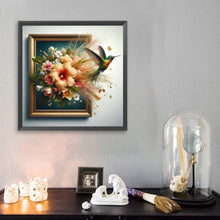Load image into Gallery viewer, Diamond Painting - Full Square - Escaped From The Frame Hummingbird (40*40CM)