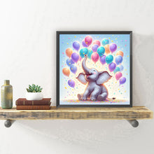 Load image into Gallery viewer, Diamond Painting - Full Round - Balloon Elephant (30*30CM)