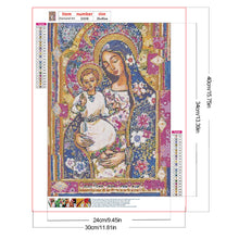 Load image into Gallery viewer, Diamond Painting - Full Round - Madonna And Child (30*40CM)