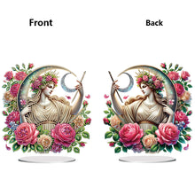 Load image into Gallery viewer, Acrylic Special Shape Forest Girl Desktop Diamond Art Kits for Home Office Decor