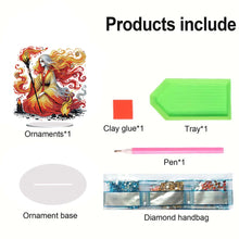 Load image into Gallery viewer, Acrylic Special Shape Forest Girl Desktop Diamond Art Kits for Home Office Decor