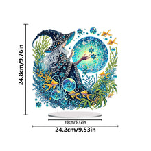Load image into Gallery viewer, Acrylic Special Shape Forest Girl Desktop Diamond Art Kits for Home Office Decor