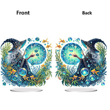 Load image into Gallery viewer, Acrylic Special Shape Forest Girl Desktop Diamond Art Kits for Home Office Decor