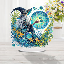 Load image into Gallery viewer, Acrylic Special Shape Forest Girl Desktop Diamond Art Kits for Home Office Decor