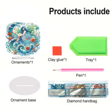 Load image into Gallery viewer, Acrylic Special Shape Forest Girl Desktop Diamond Art Kits for Home Office Decor