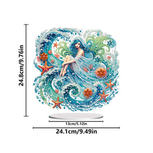 Load image into Gallery viewer, Acrylic Special Shape Forest Girl Desktop Diamond Art Kits for Home Office Decor