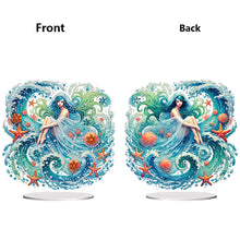 Load image into Gallery viewer, Acrylic Special Shape Forest Girl Desktop Diamond Art Kits for Home Office Decor