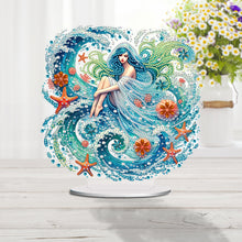 Load image into Gallery viewer, Acrylic Special Shape Forest Girl Desktop Diamond Art Kits for Home Office Decor