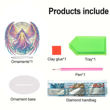 Load image into Gallery viewer, Acrylic Special Shape Forest Girl Desktop Diamond Art Kits for Home Office Decor