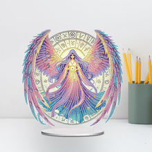 Load image into Gallery viewer, Acrylic Special Shape Forest Girl Desktop Diamond Art Kits for Home Office Decor