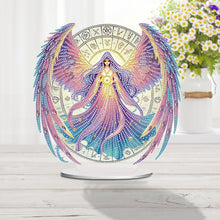 Load image into Gallery viewer, Acrylic Special Shape Forest Girl Desktop Diamond Art Kits for Home Office Decor