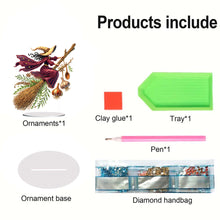 Load image into Gallery viewer, Acrylic Special Shape Forest Girl Desktop Diamond Art Kits for Home Office Decor