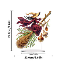 Load image into Gallery viewer, Acrylic Special Shape Forest Girl Desktop Diamond Art Kits for Home Office Decor