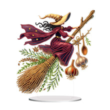 Load image into Gallery viewer, Acrylic Special Shape Forest Girl Desktop Diamond Art Kits for Home Office Decor