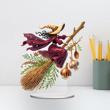 Load image into Gallery viewer, Acrylic Special Shape Forest Girl Desktop Diamond Art Kits for Home Office Decor