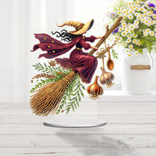 Load image into Gallery viewer, Acrylic Special Shape Forest Girl Desktop Diamond Art Kits for Home Office Decor