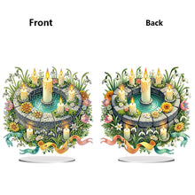 Load image into Gallery viewer, Acrylic Special Shape Forest Girl Desktop Diamond Art Kits for Home Office Decor