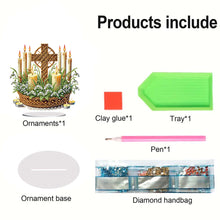 Load image into Gallery viewer, Acrylic Special Shape Forest Girl Desktop Diamond Art Kits for Home Office Decor