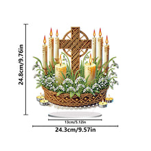 Load image into Gallery viewer, Acrylic Special Shape Forest Girl Desktop Diamond Art Kits for Home Office Decor