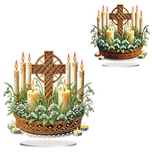 Load image into Gallery viewer, Acrylic Special Shape Forest Girl Desktop Diamond Art Kits for Home Office Decor