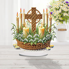 Load image into Gallery viewer, Acrylic Special Shape Forest Girl Desktop Diamond Art Kits for Home Office Decor