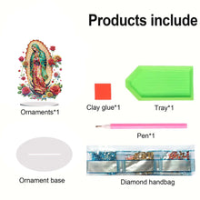 Load image into Gallery viewer, Acrylic Special Shape Forest Girl Desktop Diamond Art Kits for Home Office Decor