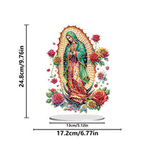 Load image into Gallery viewer, Acrylic Special Shape Forest Girl Desktop Diamond Art Kits for Home Office Decor