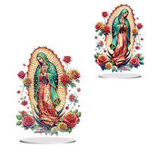 Load image into Gallery viewer, Acrylic Special Shape Forest Girl Desktop Diamond Art Kits for Home Office Decor