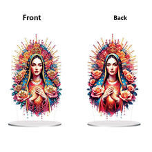 Load image into Gallery viewer, Acrylic Special Shape Forest Girl Desktop Diamond Art Kits for Home Office Decor