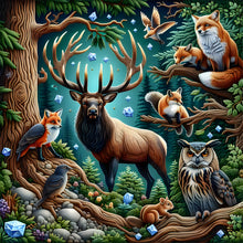 Load image into Gallery viewer, Diamond Painting - Full Round - Reindeer (40*40CM)