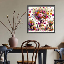 Load image into Gallery viewer, Diamond Painting - Full Round - Happy People And Flowers (40*40CM)