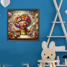 Load image into Gallery viewer, Diamond Painting - Full Round - Happy People And Flowers (40*40CM)