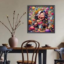 Load image into Gallery viewer, Diamond Painting - Full Round - Happy People And Flowers (40*40CM)