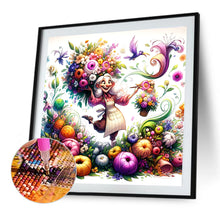 Load image into Gallery viewer, Diamond Painting - Full Round - Happy People And Flowers (40*40CM)