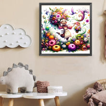 Load image into Gallery viewer, Diamond Painting - Full Round - Happy People And Flowers (40*40CM)