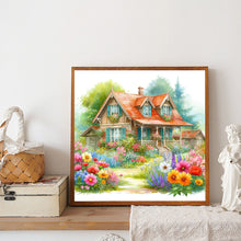 Load image into Gallery viewer, Diamond Painting - Full Round - Garden Hut (40*40CM)