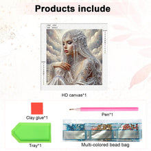 Load image into Gallery viewer, Diamond Painting - Partial Special Shaped - Gorgeous Elegant Lady (30*30CM)