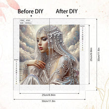 Load image into Gallery viewer, Diamond Painting - Partial Special Shaped - Gorgeous Elegant Lady (30*30CM)