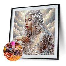 Load image into Gallery viewer, Diamond Painting - Partial Special Shaped - Gorgeous Elegant Lady (30*30CM)