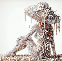 Load image into Gallery viewer, Diamond Painting - Partial Special Shaped - Gorgeous Elegant Lady (30*30CM)