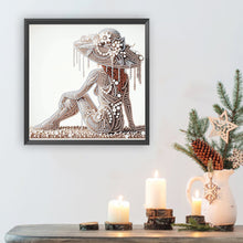 Load image into Gallery viewer, Diamond Painting - Partial Special Shaped - Gorgeous Elegant Lady (30*30CM)
