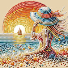 Load image into Gallery viewer, Diamond Painting - Partial Special Shaped - Gorgeous Elegant Lady (30*30CM)