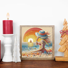 Load image into Gallery viewer, Diamond Painting - Partial Special Shaped - Gorgeous Elegant Lady (30*30CM)