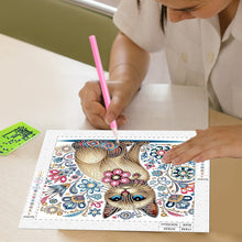 Load image into Gallery viewer, Diamond Painting - Partial Special Shaped - Mandala Cat (30*30CM)