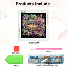 Load image into Gallery viewer, Diamond Painting - Partial Special Shaped - Leopard Lips (30*30CM)