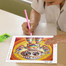 Load image into Gallery viewer, Diamond Painting - Partial Special Shaped - Cute Robot (30*30CM)