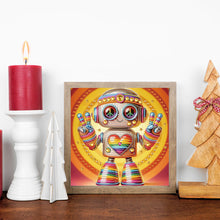 Load image into Gallery viewer, Diamond Painting - Partial Special Shaped - Cute Robot (30*30CM)